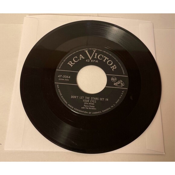 Other - Perry Como - Don't Let The Stars Get In Your Eyes / Lies - 45 rpm Record 47-5064